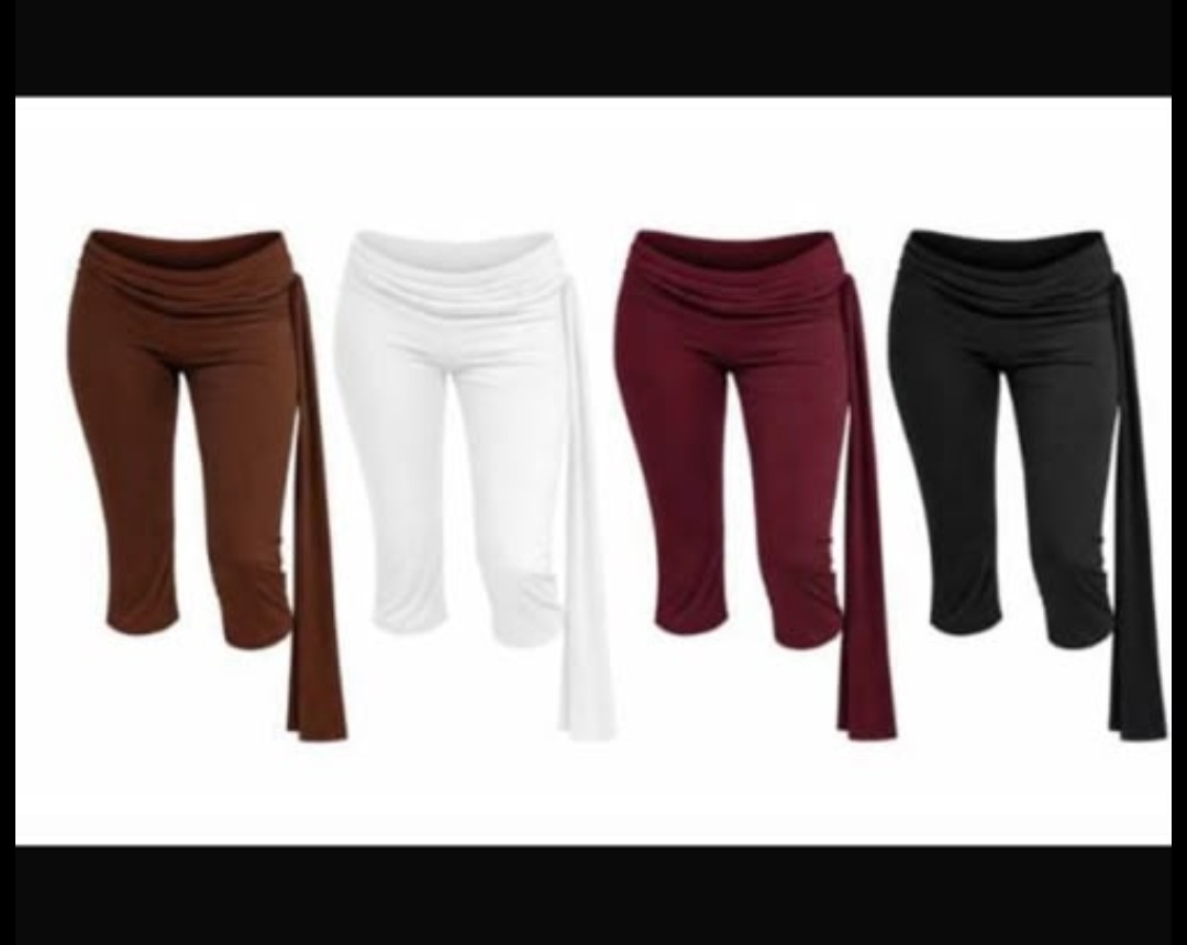 Draped Capri leggins